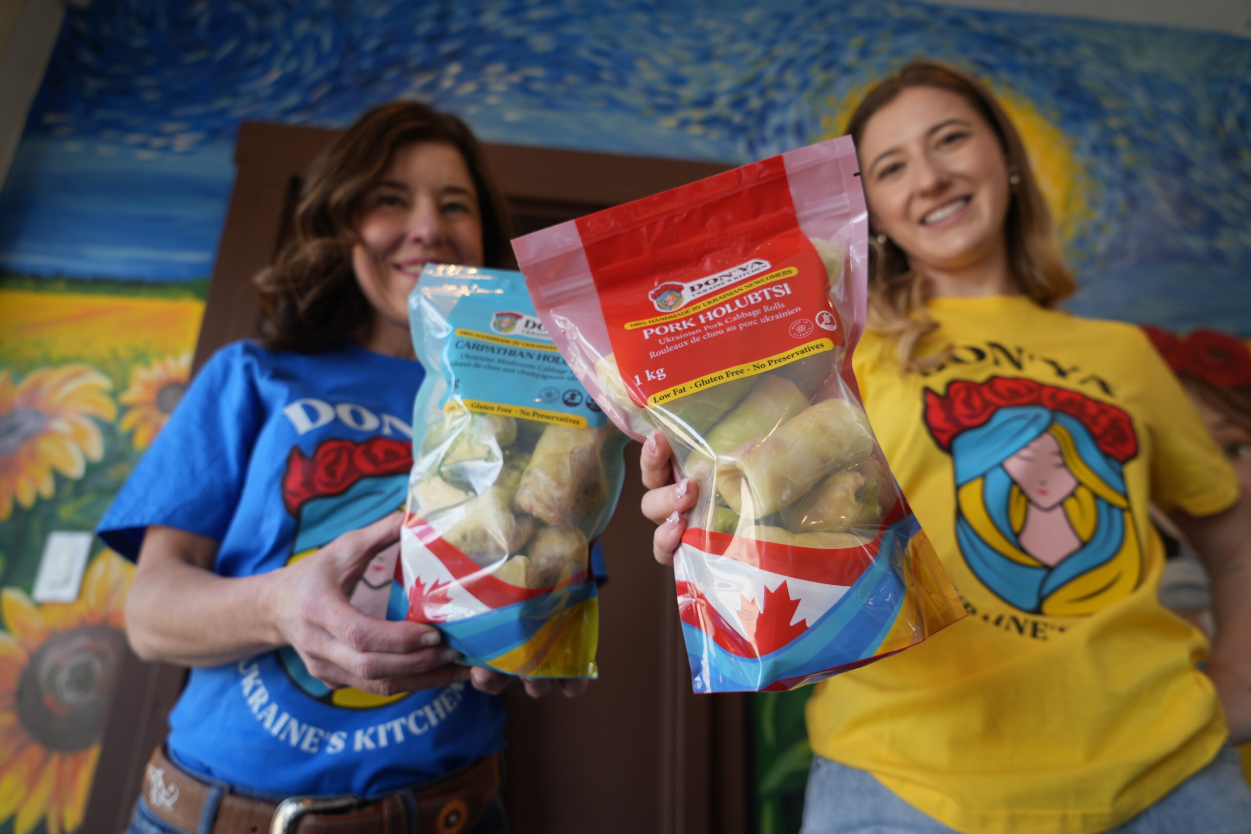 DONYA team with frozen perogies