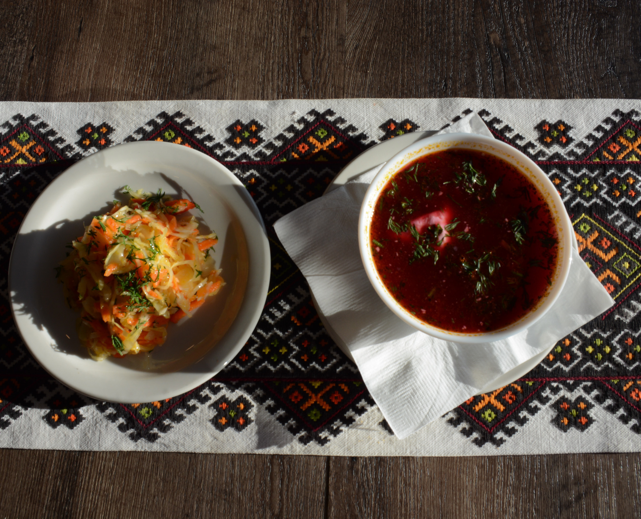 Borshch + Salad